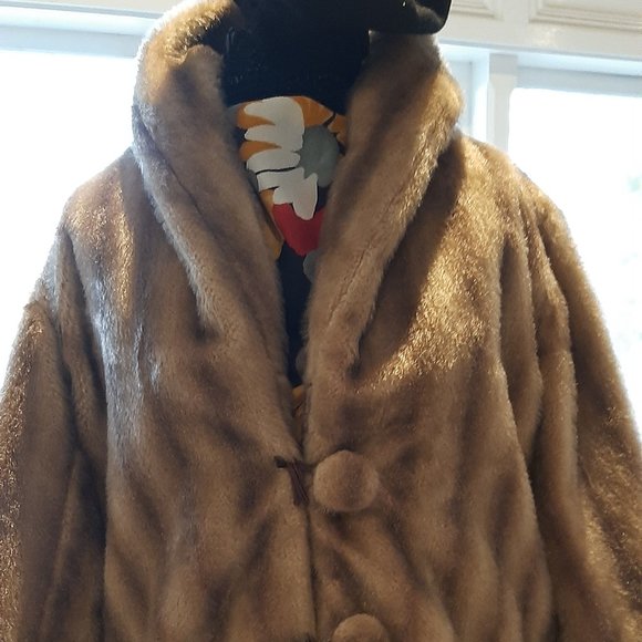 Vintage Jackets & Blazers - Faux Fur Jacket Size M